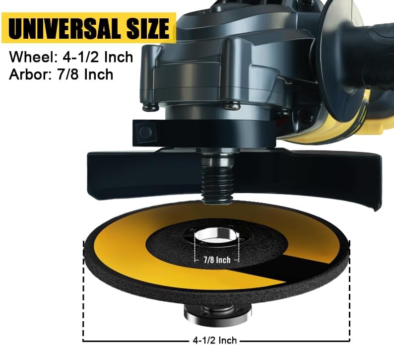 Cordless Angle Grinder, 4-1/2" Brushless 10000 RPM, 3-Speed, Compatible with DEWALT 20V MAX Battery (Tool Only)