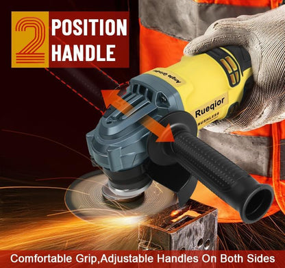Cordless Angle Grinder, 4-1/2" Brushless 10000 RPM, 3-Speed, Compatible with DEWALT 20V MAX Battery (Tool Only)