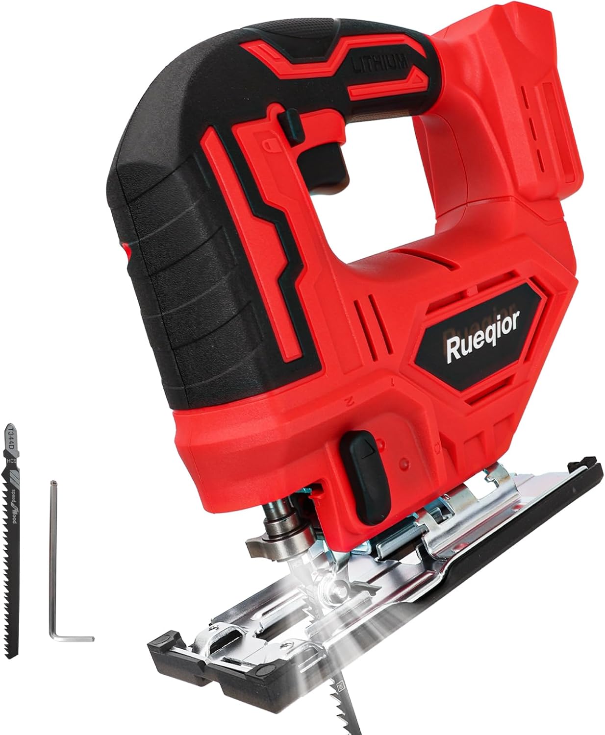 Cordless Jig Saw for DEWALT 20V MAX Battery, Brushless, 3000 RPM Variable Speed, 45° Bevel, 3 Orbital Modes, Includes Blades